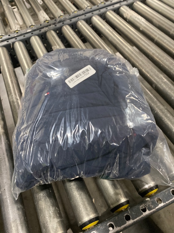 Photo 1 of Tommy Hilfiger Men's Stretch Poly Hooded Packable Jacket, Midnight, Large