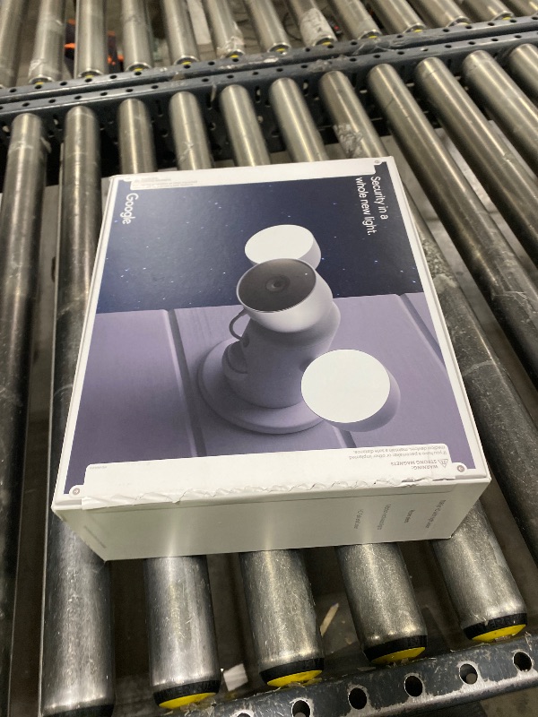 Photo 1 of Google Nest Cam with Floodlight - Outdoor Camera - Floodlight Security Camera, White, 1 Count (Pack of 1)