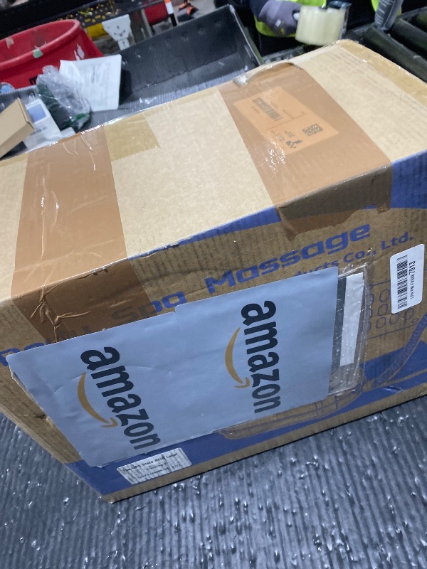 Photo 1 of SHUIMEIYAN Bubble Bath Mat - Upgrade Noise-Reducing Spa Massager with Remote Control 6-Speed Adjustable Massage & Upgraded Anti-Slip Suction Cup (44.9" x 16.9"White)