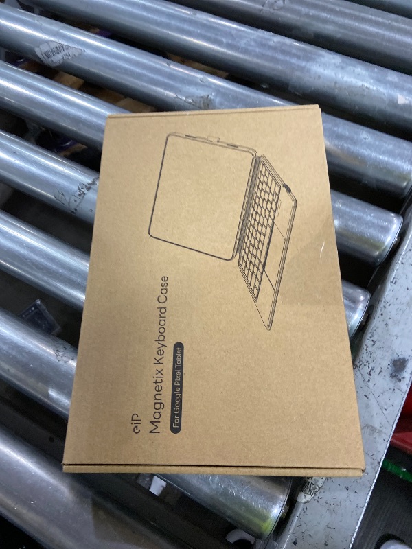 Photo 1 of EIP Magnetix Keyboard Case for Google Pixel Tablet 11 inch (2023), Adjustable Viewing Angle, Detachable, Easy Carry, Protective Cover Compatible with Speaker Dock, 7 Backlight Color, White, US Layout