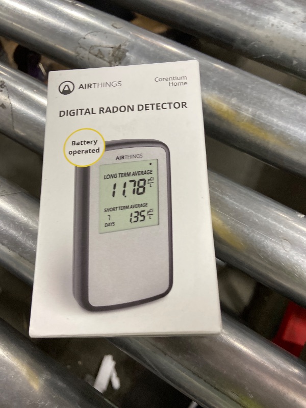 Photo 1 of Airthings Corentium Home Radon Detector 223 Portable, Lightweight, Easy-to-Use, (3) AAA Battery Operated, USA Version, pCi/L