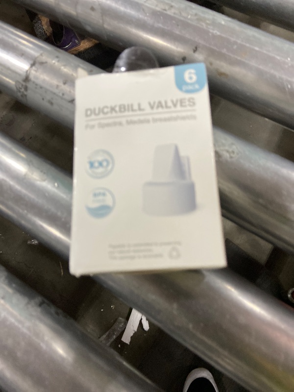 Photo 1 of [6-Count] Papablic Duckbill Valves, Replacement Milk Valves Compatible with Spectra S1 S2 and Medela Breast Pumps Accessories, BPA & DEHP Free, White