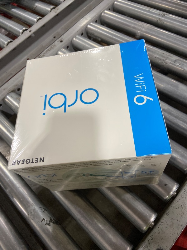 Photo 1 of NETGEAR Orbi Whole Home Tri-Band WiFi 6 Mesh Network System (RBK752P) – Router with 1 Satellite Extender, Security Features, Coverage up to 5,000 sq. ft., 75 Devices, AX5200 802.11ax (Up to 5.2Gbps)