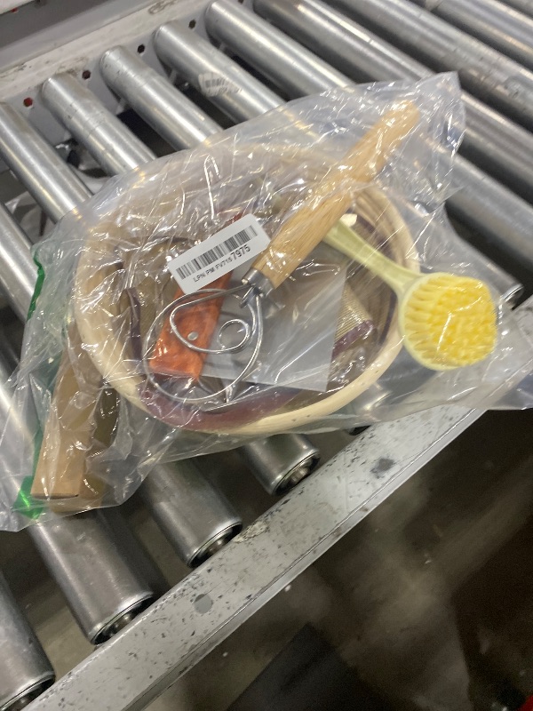 Photo 1 of Superbaking Sourdough Starter Kit, 9" Round Banneton Bread Proofing Basket Set, Sourdough Bread Baking Supplies, Sourdough Tools with Silicone Bread Sling, Bread Making Tools, Baking Gifts