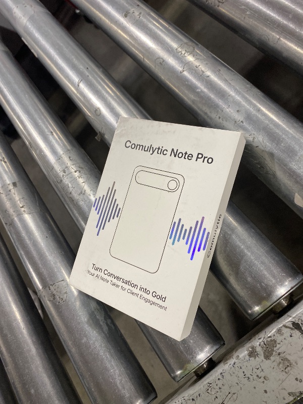 Photo 1 of Comulytic Note Pro AI Voice Recorder, Unlimited Transcribe & Summarize, One Tap Recording Device with AI Note Taking, Support 113 Languages, 64GB, Audio Recorder for Calls, Meetings, Lectures, Silver