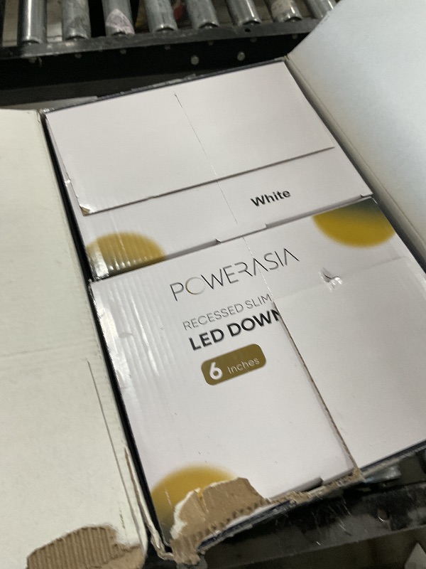 Photo 1 of POWERASIA 12 Pack Smart Recessed Lighting 6 Inch, Ultra-Thin LED Recessed Lighting 12W 1200LM Smart Downlight with Junction Box, Compatible with Alexa/Google Assistant - ETL and Energy Star Certified
