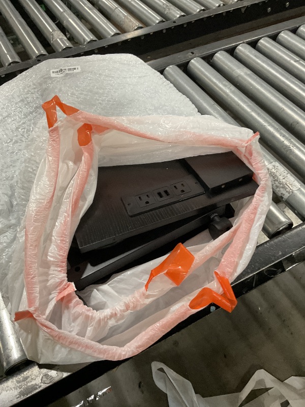 Photo 1 of Eyre Computer Tower Stand - Adjustable PC Tower Stand CPU Holder Cart with Charging Station for Office Home Classroom,23.03"-28.3" H, black