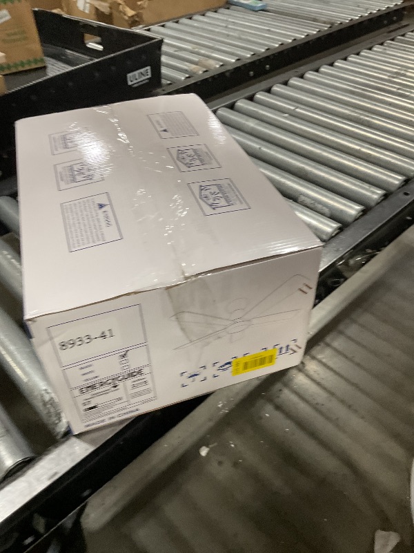 Photo 1 of *********READ CLERK NOTES**********  
Wiviniya Ceiling Fans with Lights and Remote Control, 41 inch Low Profile Flush Mount Ceiling Fan, 3 CCT LED Dimmable Lights 5 Reversible Plastic Blades 6 Speeds for Bedroom Living Room, Black