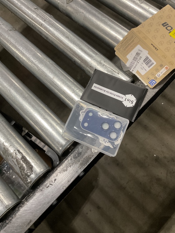 Photo 1 of Uyiton Compatible with iPhone 17 Pro Max Camera Lens Protector - [Not Easy to Break][Strong Adsorption][Case-Friendly] Metal Tempered Glass Rear Camera Screen Cover - Deep Blue