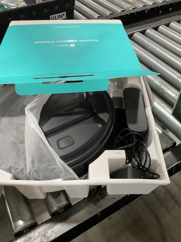 Photo 1 of Lefant M210 Robot Vacuum Cleaner, 120-Min Runtime, Compact Design, Powerful Suction, Low Noise, Wi-Fi/App/Voice Control, Self-Charging, Scheduled Cleaning, Ideal for Pet Hair and Hard Floors, Black