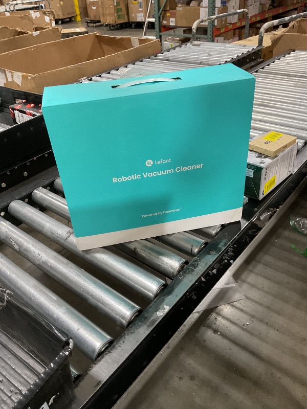 Photo 1 of Lefant M210 Robot Vacuum Cleaner, 120-Min Runtime, Compact Design, Powerful Suction, Low Noise, Wi-Fi/App/Voice Control, Self-Charging, Scheduled Cleaning, Ideal for Pet Hair and Hard Floors, Black