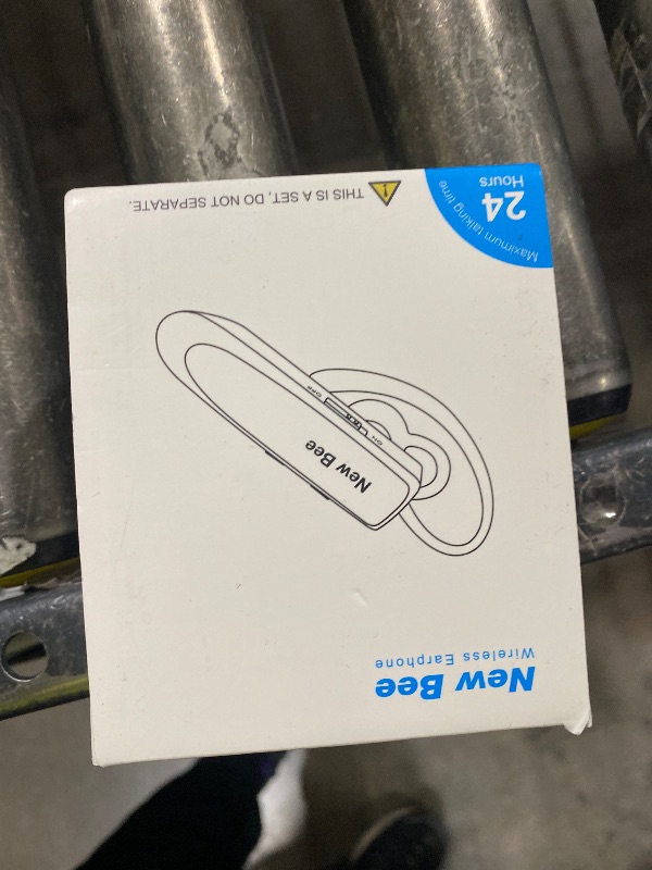 Photo 1 of [2 Pack] Bluetooth Earpiece Wireless Handsfree Headset V5.0 24 Hrs Driving with Mic 60 Days Standby Bluetooth Headset for iPhone Android Samsung Driver