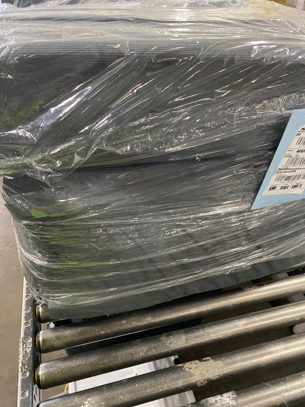 Photo 1 of 83'' Boneless Sofa in A Box, 3-Seater Floor Sofa No Assembly Corduroy Couch for Living Room, Cloud Couch with 2 Pillows & Storage Bag, Memory Foam Small Floor Couches for Office, Dark Gray