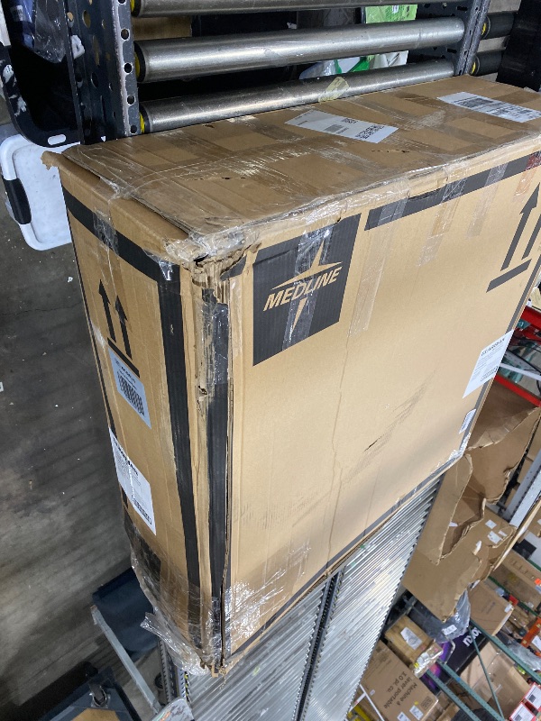 Photo 1 of Medline Reclining Wheelchair, Desk-Length Arms and Elevating Leg Rests, 16" x 18" Seat (W x D)