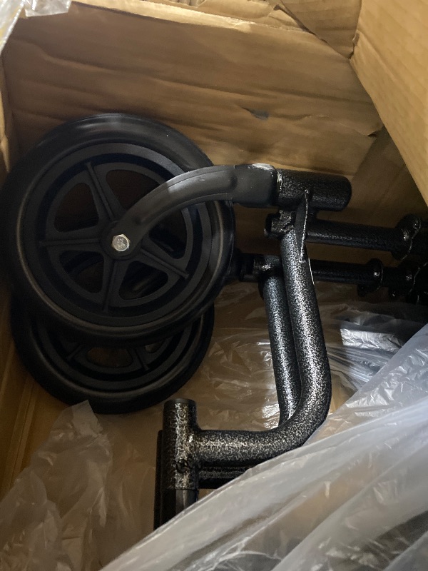 Photo 1 of Medline Reclining Wheelchair, Desk-Length Arms and Elevating Leg Rests, 16" x 18" Seat (W x D)