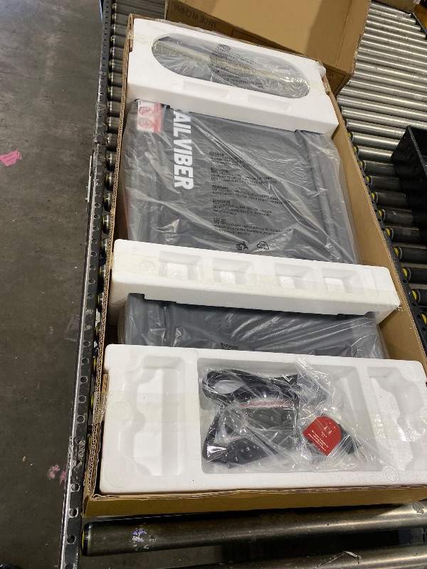 Photo 1 of TRAILVIBER Walking Pad Treadmill with 12% 9-Level Auto Incline, 450 lbs Capacity RGB LED Screen, Bluetooth Speaker Under Desk Treadmill, Compact Treadmills for Home Hiking, Black