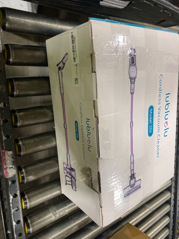 Photo 1 of Lubluelu Cordless Vacuum Cleaner, Stick Vacuum Cordless Rechargeable with Lightweight 235W Brushless Motor, Self-Standing and Handheld Design for Carpet, Hard Floor and Pet Hair (Purple)