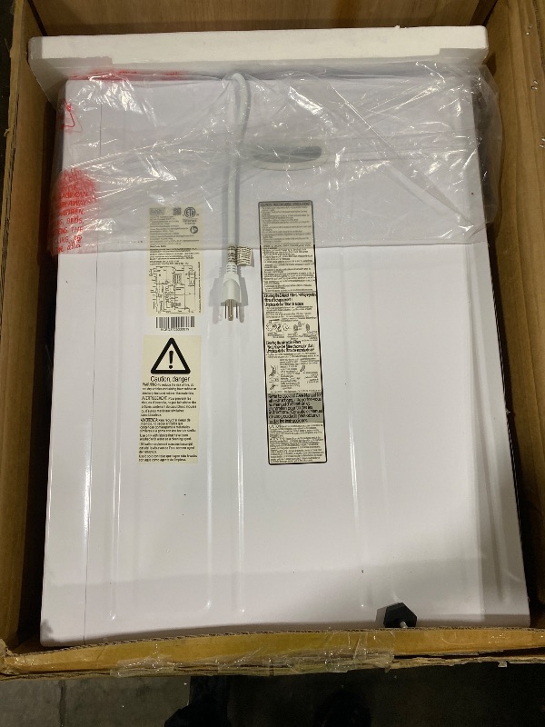 Photo 1 of BLACK+DECKER BCED37 Compact Dryer for Standard Wall Outlet, Small, 4 Modes, Load Volume 13.2 lbs., White