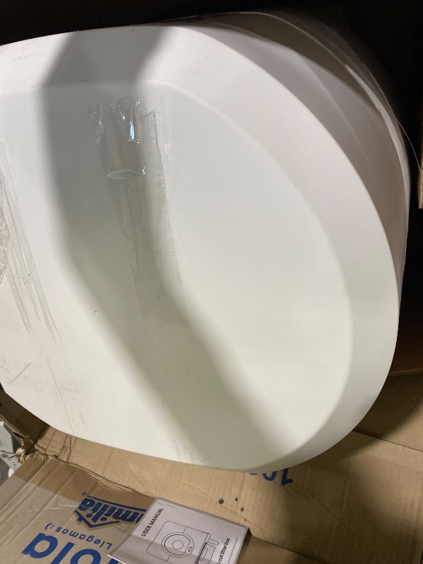 Photo 1 of Automatic Litter Box, Self Cleaning Litter Box, Odor Control, 90L Large Capacity with APP Control and Safety Sensor, Ellenpent, for Multiple Cats, Large Cat, with 3 Rolls Garbage Bags