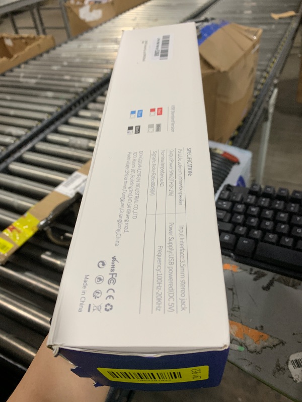 Photo 1 of LENRUE Computer Speakers,PC Speakers for Desktop,Wired USB-Powered Sound-bar for Computer with 10W Stereo Sound and Colorful Light,Plug-n-Play (A39PRO /Black)