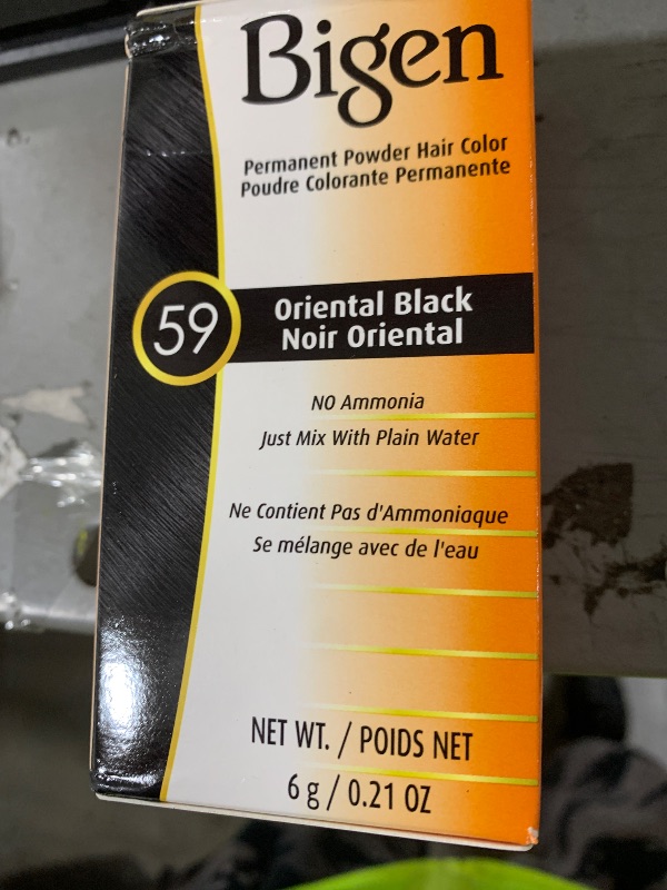 Photo 1 of #59 Oriental Black Bigen Permanent Powder - 3 Pack