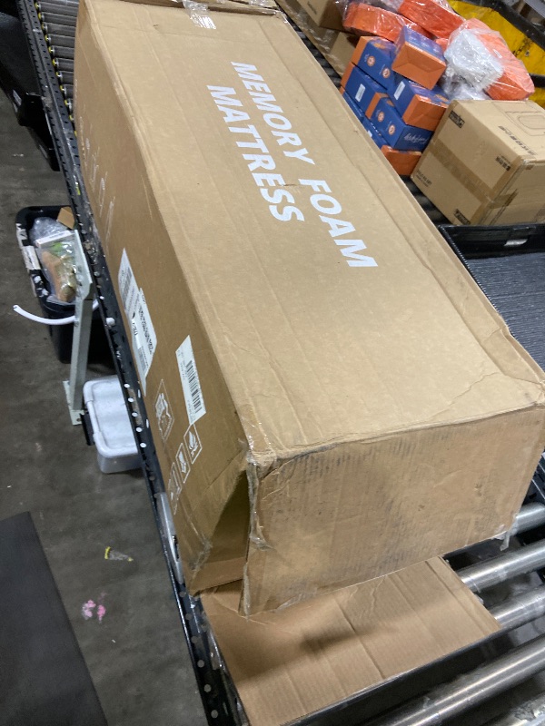 Photo 1 of EGOHOME 12 Inch Queen Mattress, Memory Foam Mattress in a Box with Cooling Green Tea Gel, Relieve Pressure with Medium Support, CertiPUR-US Certified, 80''L x 60''W, White