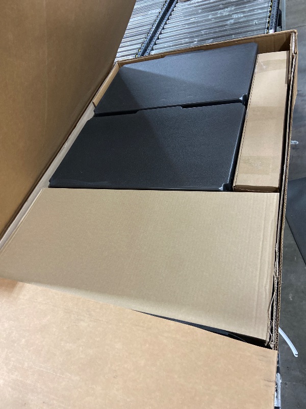 Photo 1 of Suncast 19 Cubic Ft. Heavy-Duty Resin Cabinet with Lockable Handles, Multi-Wall Construction, and Metal-Reinforced Shelves for Basement, Utility Room and Garage Storage, Black, Made in the USA