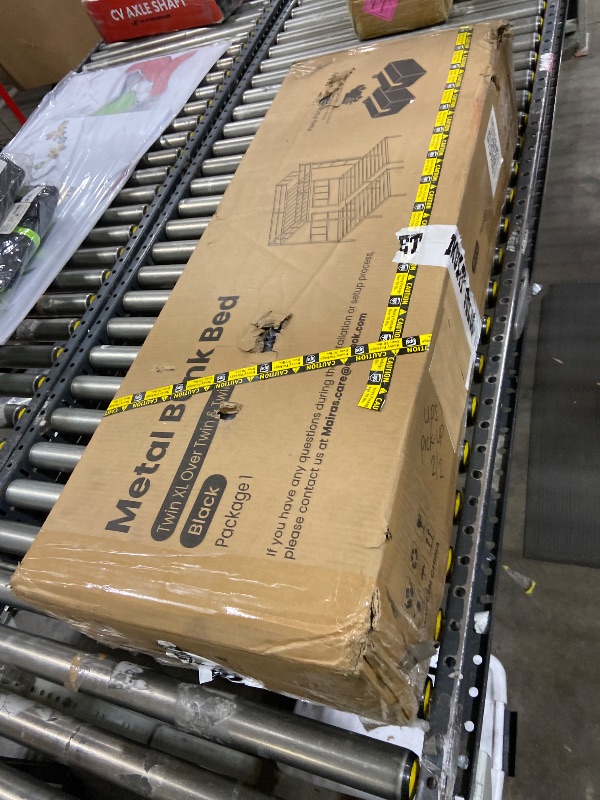 Photo 1 of (Incomplete set) Twin Over Twin & Twin Bunk Beds For 3 Metal Triple Bunk Bed Frame