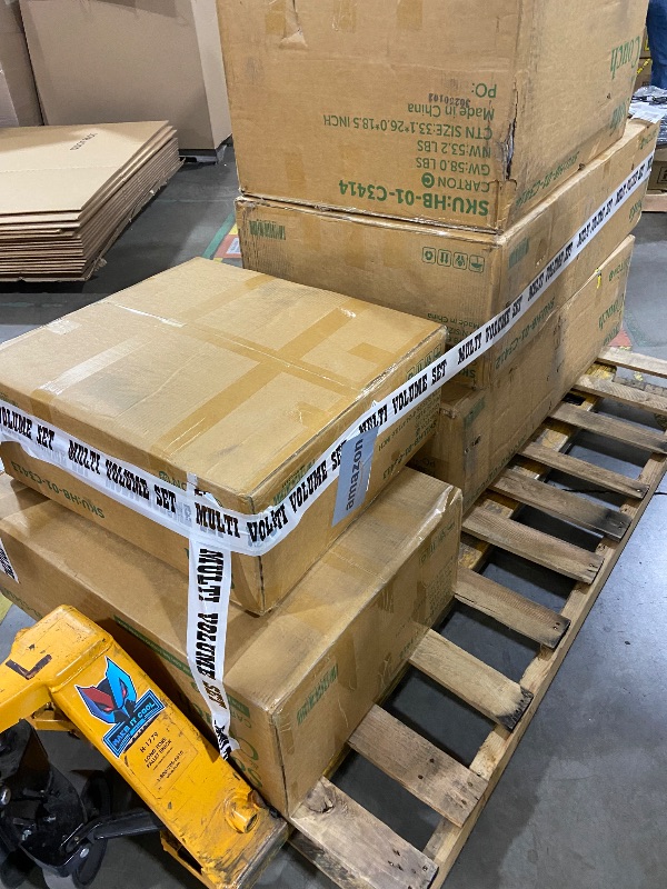 Photo 1 of (Incomplete set) HONBAY 3-Piece Polyester Convertible Sectional Sofa