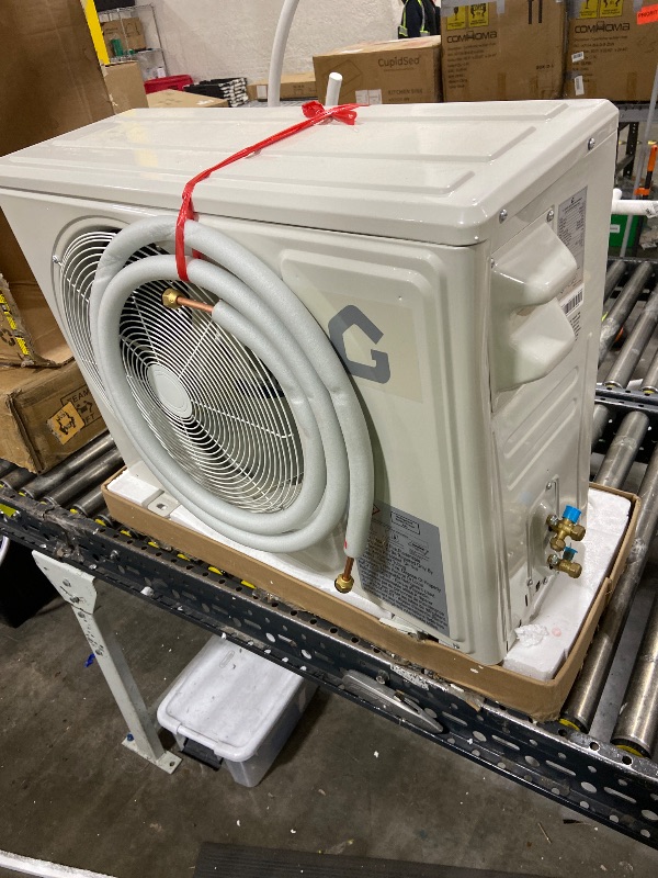 Photo 1 of GarveeHome 12000 BTU Mini Split AC/Heating System, 22 SEER2 Inverter Split System Air Conditioners, Ductless Heat Pump Wall Mount AC Unit Cool Up to 750 Sq. Ft, Installation Kits, 115V