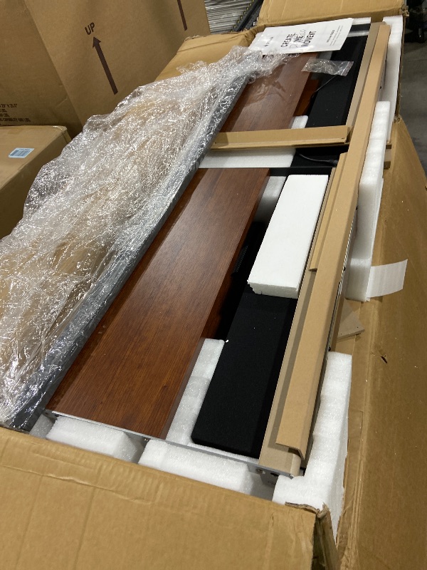 Photo 1 of Donner DDP-200 Pro Digital Piano with 88 Key Graded Weighted Keyboard, Premium Piano with 2.4" IPS Screen,Record,Wireless,256 Polyphony, Full Size Piano Keyboard for Beginner, Advanced, Wood Grain