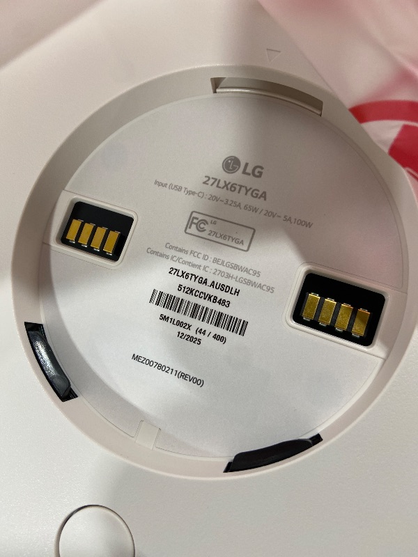 Photo 1 of LG 27-Inch StanbyME 2 with Folio Cover, Portable Touch Screen, Dolby Vision, HDR10, Filmmaker Mode, Built-in Battery, Full Swivel Rotation (27LX6TYGA, 2025)