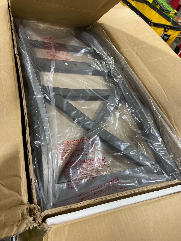 Photo 1 of KEIKI 5-Piece Counter Height Dining Table Set with Square Table and 4 Upholstered X-Shaped Backrset Chair, for 4 Person, Modern Style Wooden Table Set, Easy Assembly, for Kitchen, Dining Room, Gray