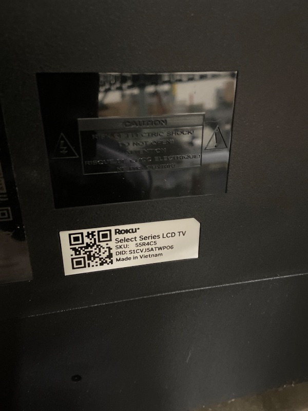 Photo 1 of Roku Smart TV 2025 – 55-Inch Select Series, 4K HDR TV – Roku TV with Enhanced Voice Remote – Flat Screen LED Television with Wi-Fi for Streaming Live Local News, Sports, Family Entertainment