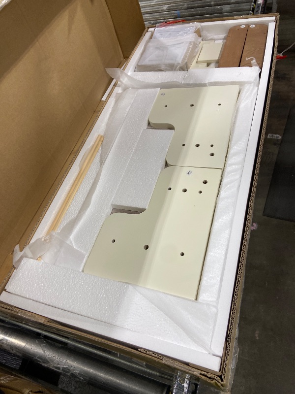 Photo 1 of Accessories to bed. Not bed frame. Parts for storage drawer and bookshelf.----------------------------------------------------Bellemave Twin Bed with Slats and Stairs, Twin Size Platform Bed Frame with Fence, Bookshelf and Storage Drawers