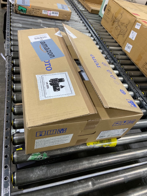 Photo 1 of TOTO WASHLET S5 Electronic Bidet Toilet Seat with Instantaneous Water Heating, PREMIST and EWATER+ Wand Cleaning, Elongated, Cotton White - SW3446#01