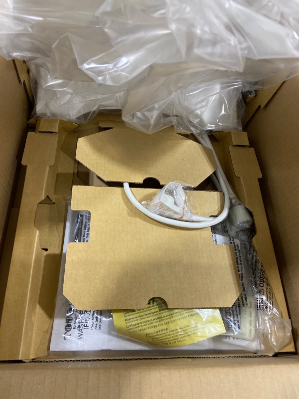 Photo 1 of TOTO WASHLET S5 Electronic Bidet Toilet Seat with Instantaneous Water Heating, PREMIST and EWATER+ Wand Cleaning, Elongated, Cotton White - SW3446#01