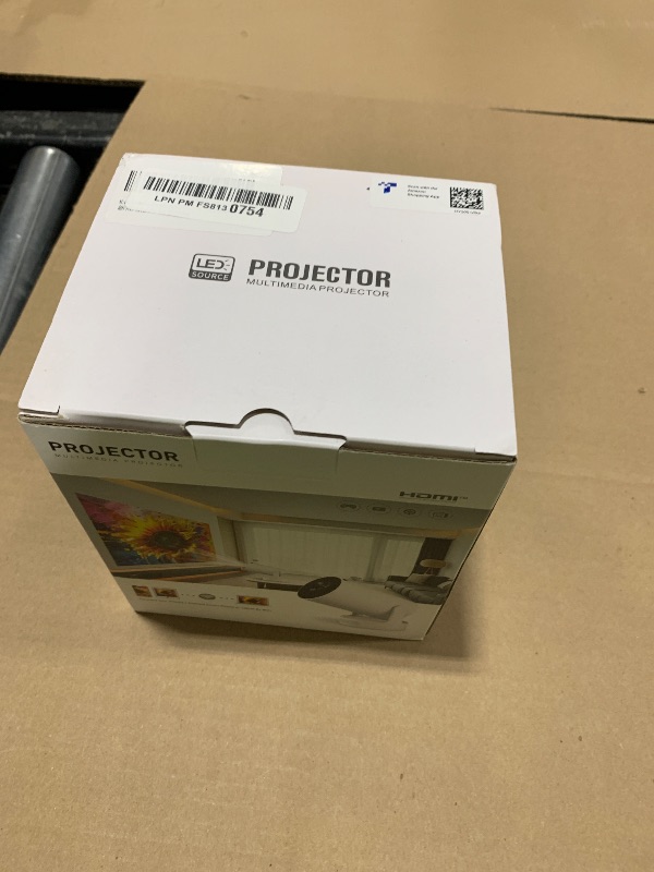 Photo 1 of Mini Portable Projector with 4K Support, Bluetooth 5.4 WIFI6, 5watt Sound Base Speaker, 160 ANSI, Android 11, 210° Rotation , Auto Keystone Correction Video Projector HY300 ULTRA