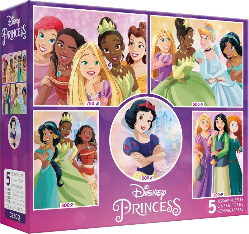 Photo 1 of 
Ceaco - 5 in 1 Multipack - Disney Princess - (2) 300 Piece