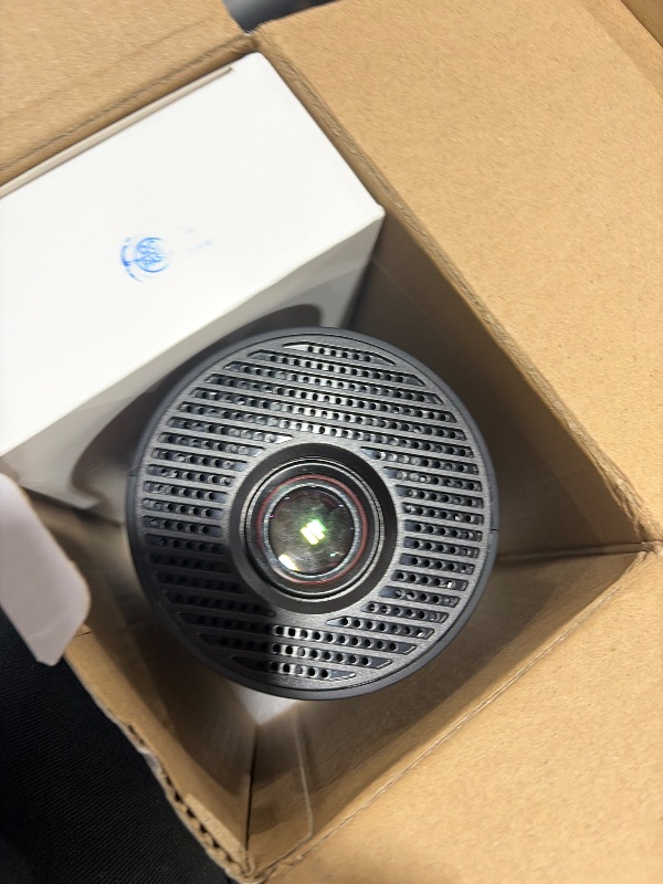 Photo 1 of [Built-in Apps & 2026 Upgraded] Mini Projector Support 4K 1080P Auto Keystone 180° Rotatable with WiFi 6 and Bluetooth 5.4, Projector Portable Compatibile with HDMI/TV Stick/Memory Stick/Laptop-Black