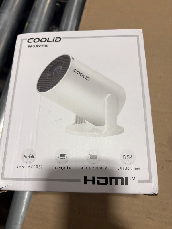 Photo 1 of [Built-in Apps & 2026 Upgraded] Mini Projector Support 4K 1080P Auto Keystone 180° Rotatable with WiFi 6 and Bluetooth 5.4, Projector Portable Compatibile with HDMI/TV Stick/Memory Stick/Laptop-Black