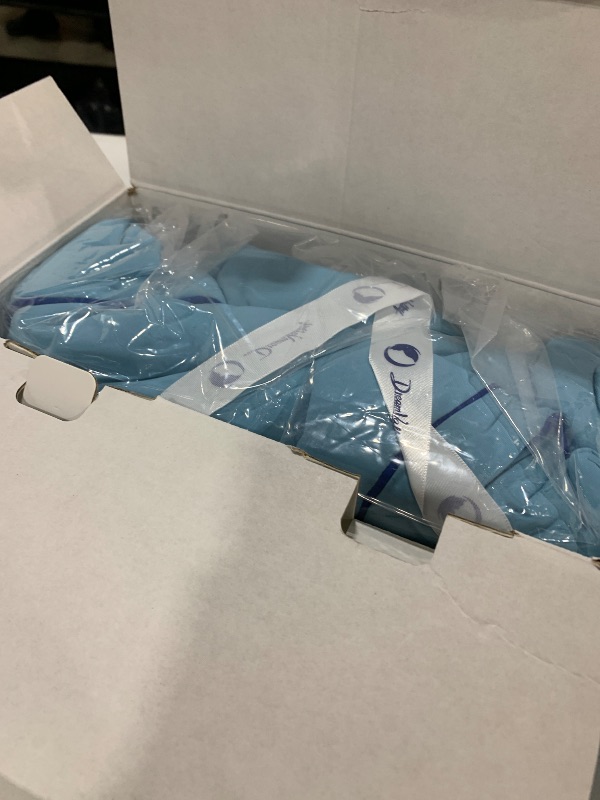 Photo 1 of Dream Valley Outlast® Queen Cooling Comforter, NASA-Grade Instant Cooling Blanket for Hot Sleepers, Luxurious Comforter for All Season, Dream Blue, 90"x90"