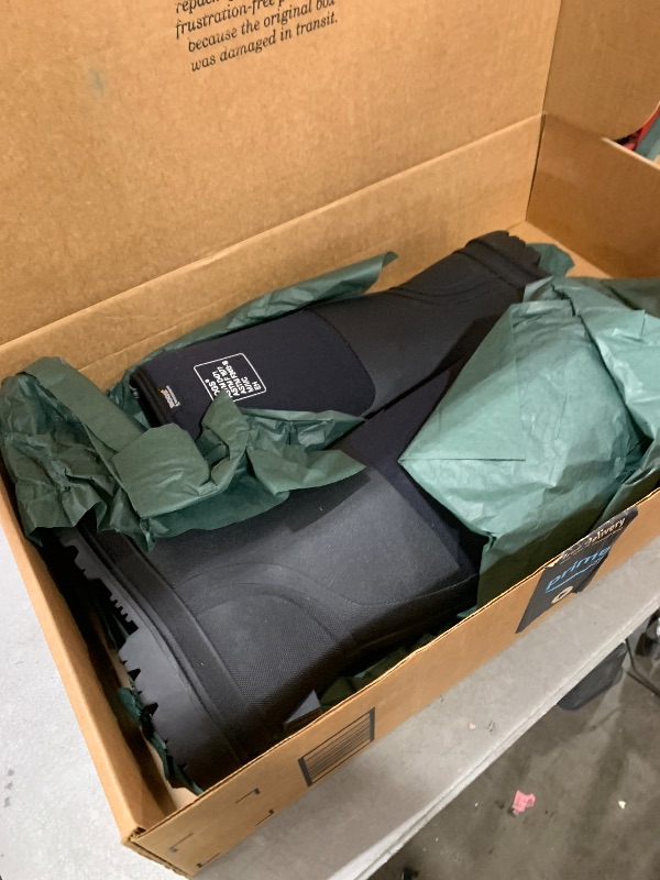 Photo 1 of Bogs Men's Forge Tall Industrial Steel Toe Work Rain Boot, Black, 7 D(M) US