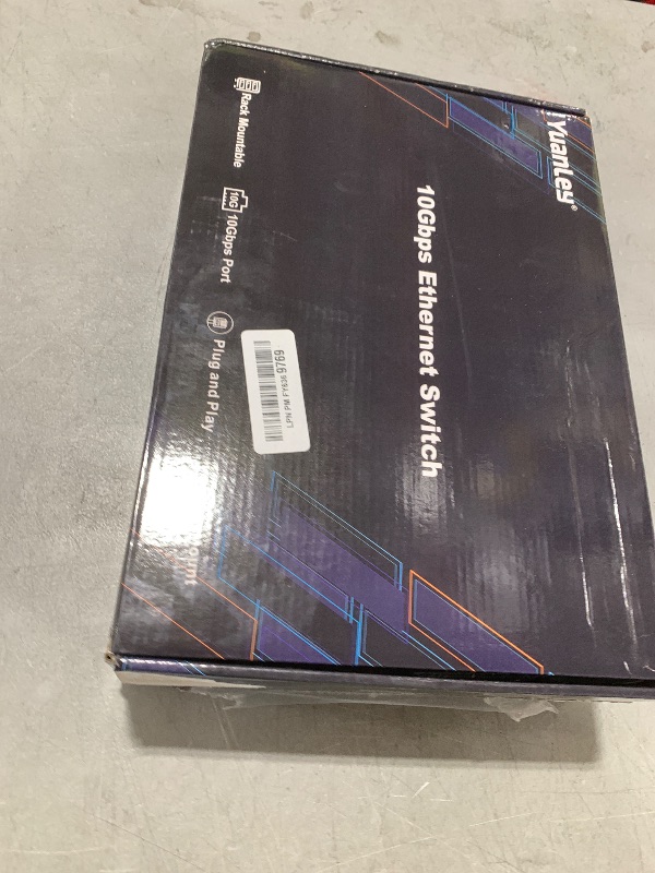 Photo 1 of YuanLey 8-Port 10G Ethernet Switch, 6 x 10Gbps RJ45 Ports, 2X 10Gbe SFP+ Ports, Support 10G/5G/2.5G/1G/100Mbps Speed Auto-Negotiation, 160Gbps Switching Capacity, Unmanaged Switch Rackmountable