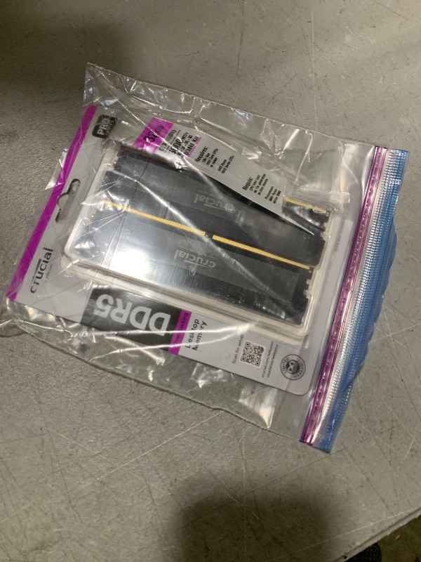 Photo 1 of Crucial Pro 32GB DDR5 RAM Kit (2x16GB),CL36 6000MHz, Overclocking Desktop Gaming Memory, Intel XMP 3.0 & AMD Expo Compatible, Black - CP2K16G60C36U5B