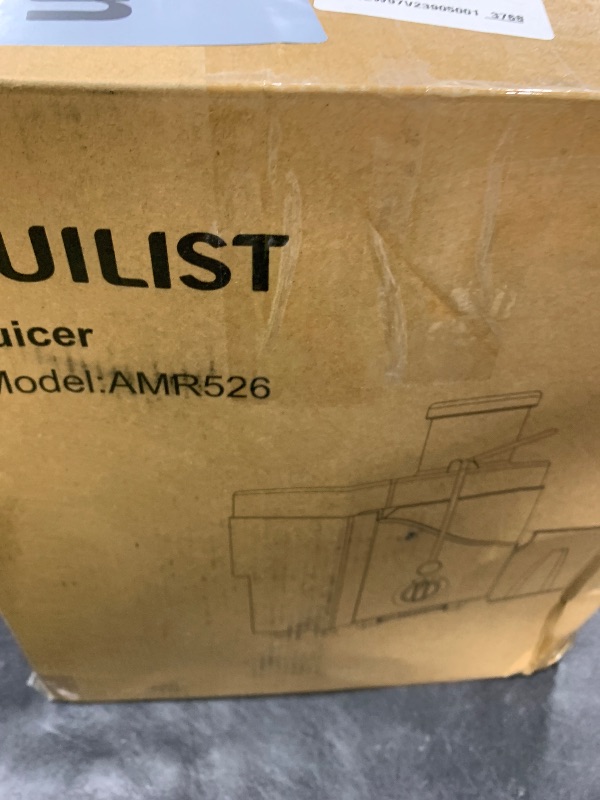 Photo 1 of ECOSELF Cold Press Juicer with 3 Filters (For Juice/Sorbet/Nut Milk), Juicer Machines With 6.0" Wide Mouth Hopper, Self Feeding & Hands-Free Design, Juicer for Family Gathering Party, With Brush