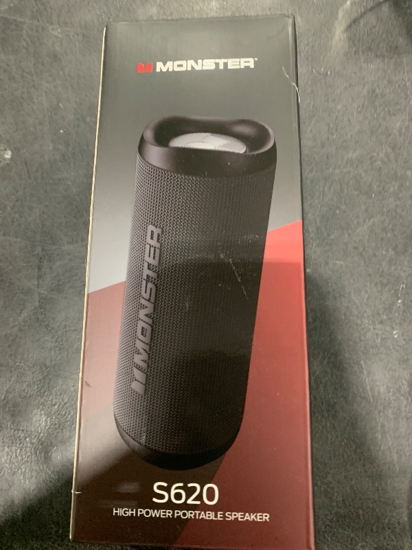 Photo 1 of Monster Bluetooth Speaker, Wireless Portable Outdoor Bluetooth Speakers, 60W True Wireless Stereo IPX8 Waterproof, Dual PairingBluetooth 5.4 Built-in Mic, Black