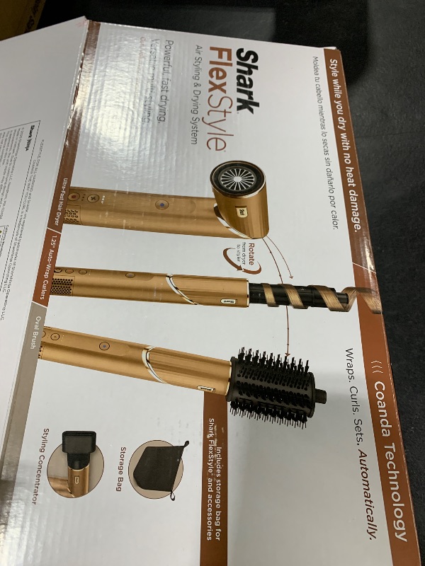 Photo 1 of Shark FlexStyle® (Special Edition) | Air Styling & Drying System | Powerful Hair Dryer Brush & Multi-Styler | Auto-Wrap Curlers, Oval Brush, Concentrator, & Storage Bag Included | Copper | HD433CP