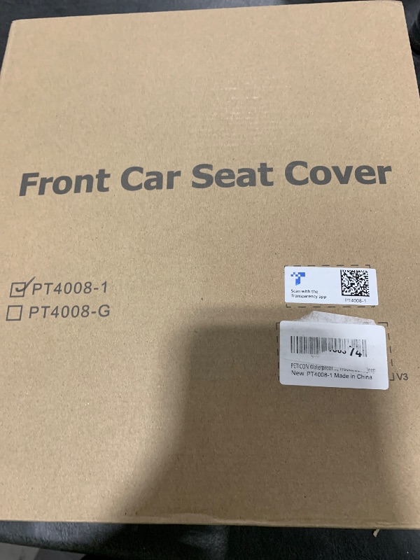 Photo 1 of PETICON Front Seat Cover 2 Pack, Full Protection Dog Car Seat Cover with Side Flaps, Nonslip Scratchproof Captain Chair Seat Cover Fits for Cars, Trucks, SUVs, Jeep, Black