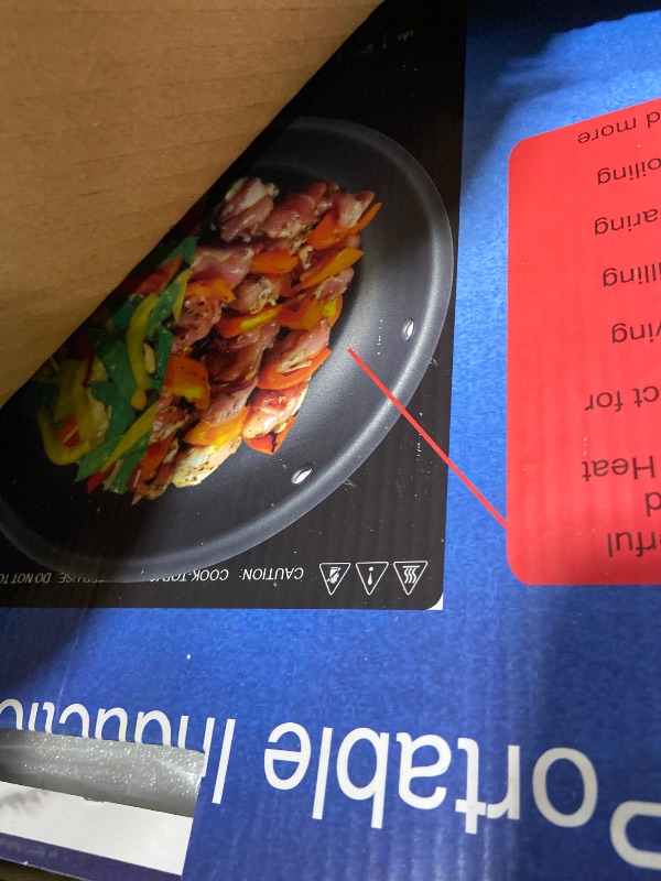 Photo 1 of Avanti Portable Cooktop Electric Hot Plate Stove Top with Single Induction Burner, 6 Power Settings, Temperature Touch Control 140-460F Perfect for Campers & Tiny Homes, 1800-Watts, Black